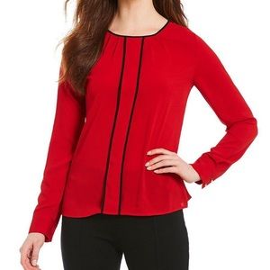 Calvin Klein red blouse